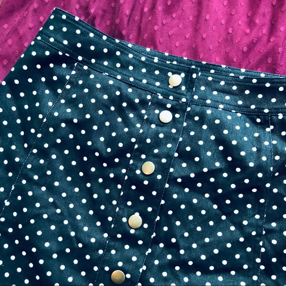 🍒 RESERVED 🍒 She + Sky Poke-a-dot Skirt - Picture 7 of 8